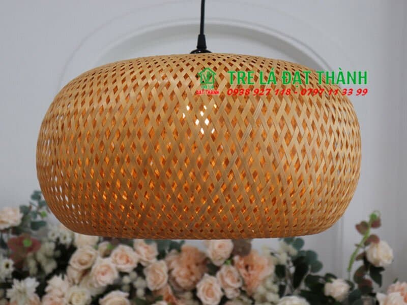 Lồng Đèn Tre Bí Tròn 2 Lớp - DMT026